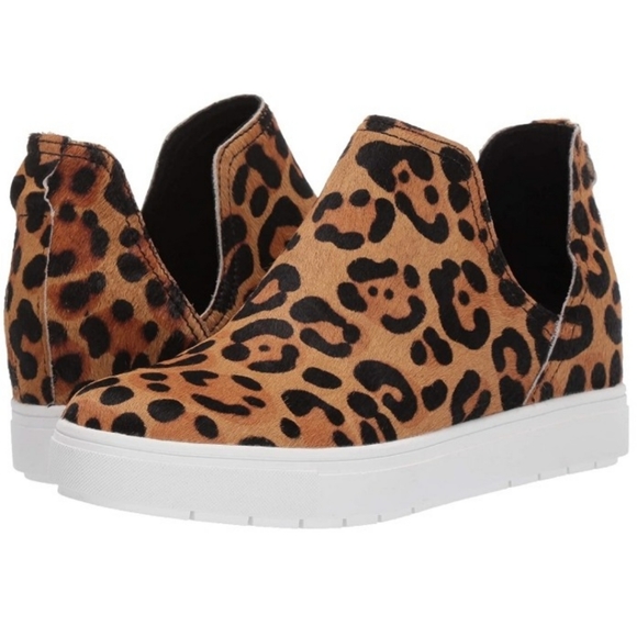 Steve Maden Leopard Fur Platform Shoes - Picture 4 of 16